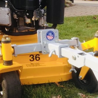 Front Mounting Hitch - Wright fixed decks 36-42" - DTHWRI-3642FD image number null